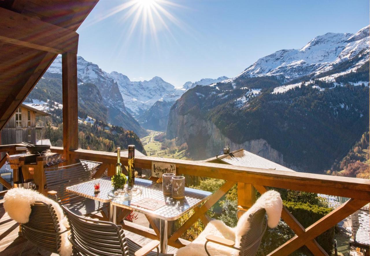 Chalet Rose Penthouse Wengen Ngoại thất bức ảnh