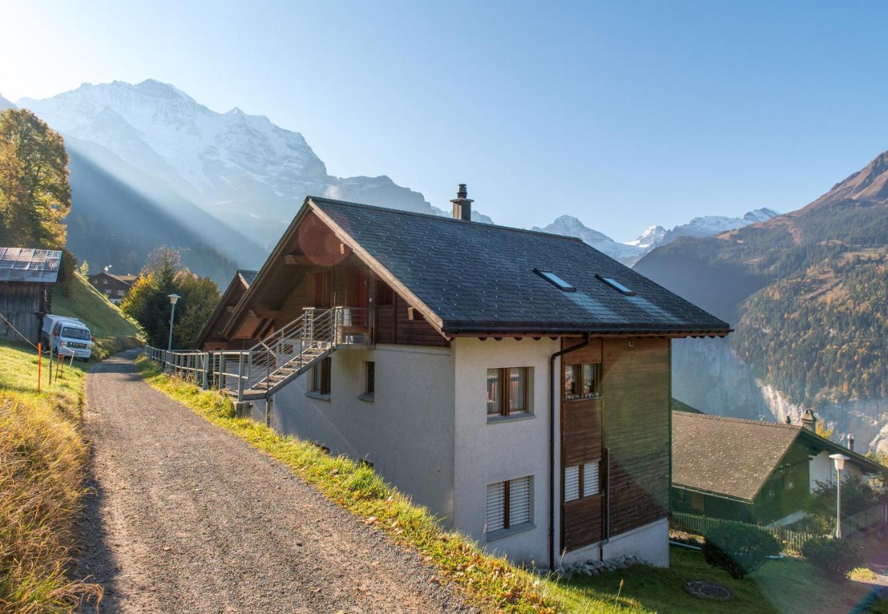 Chalet Rose Penthouse Wengen Ngoại thất bức ảnh