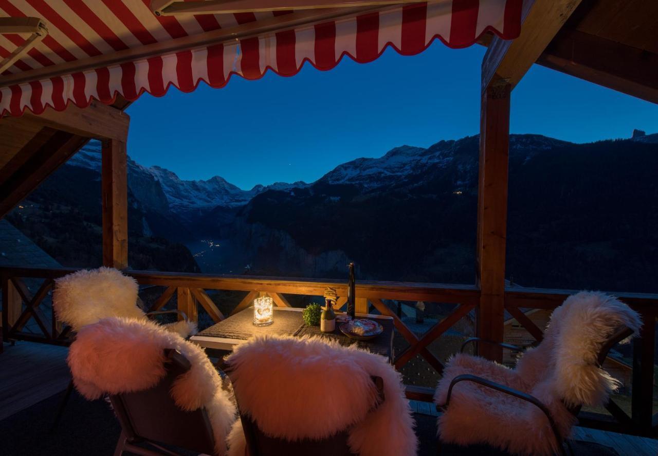 Chalet Rose Penthouse Wengen Ngoại thất bức ảnh