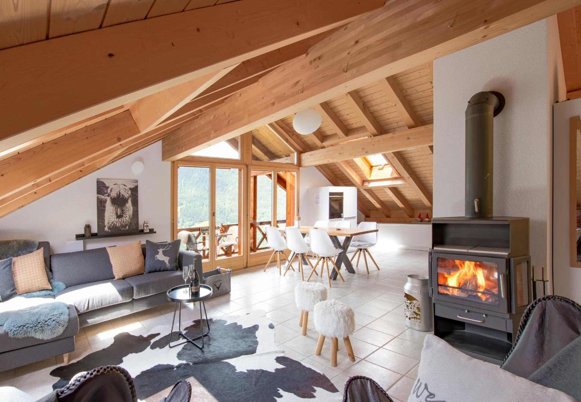 Chalet Rose Penthouse Wengen Ngoại thất bức ảnh