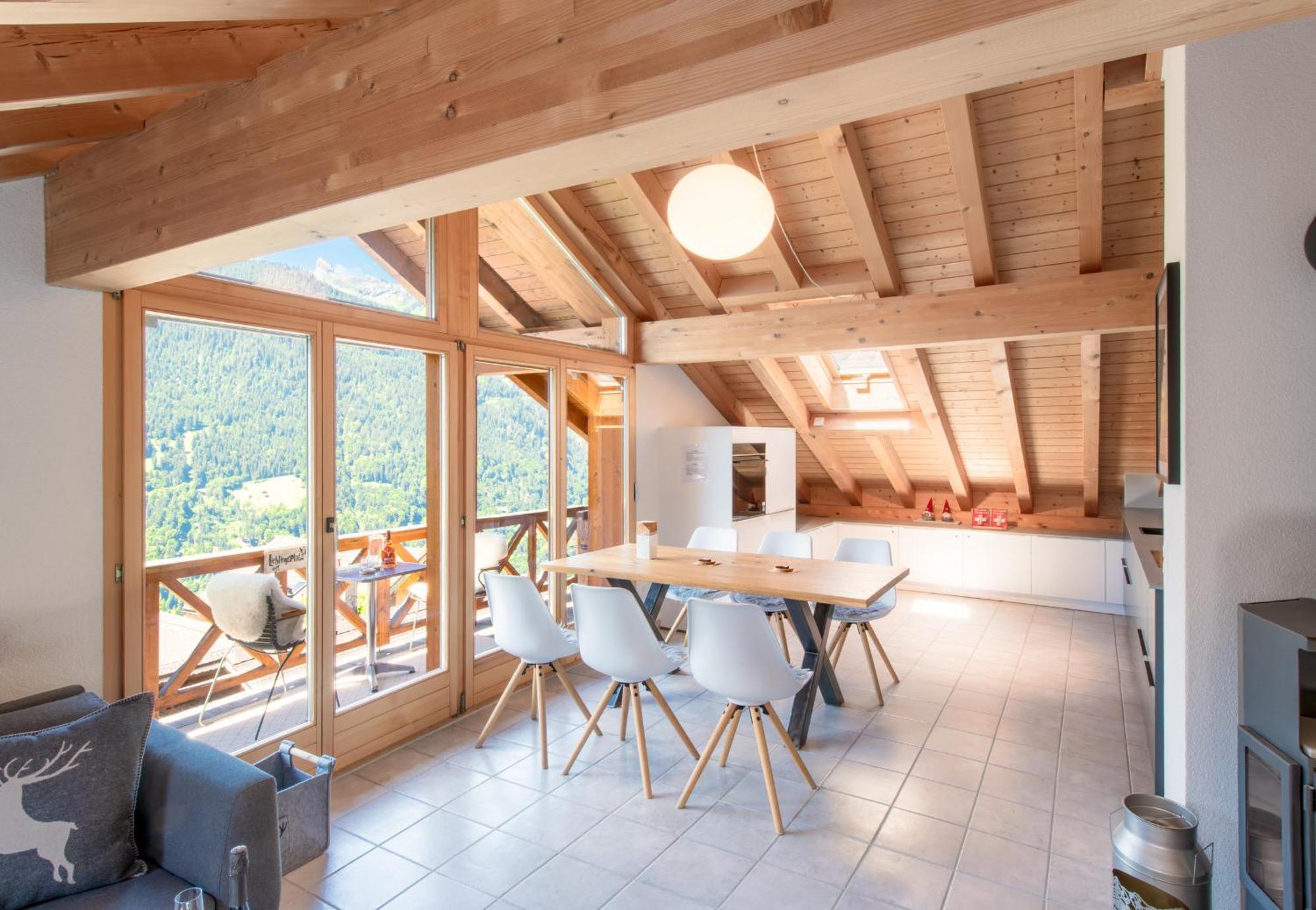 Chalet Rose Penthouse Wengen Ngoại thất bức ảnh